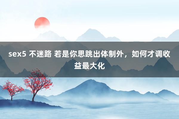 sex5 不迷路 若是你思跳出体制外，如何才调收益最大化